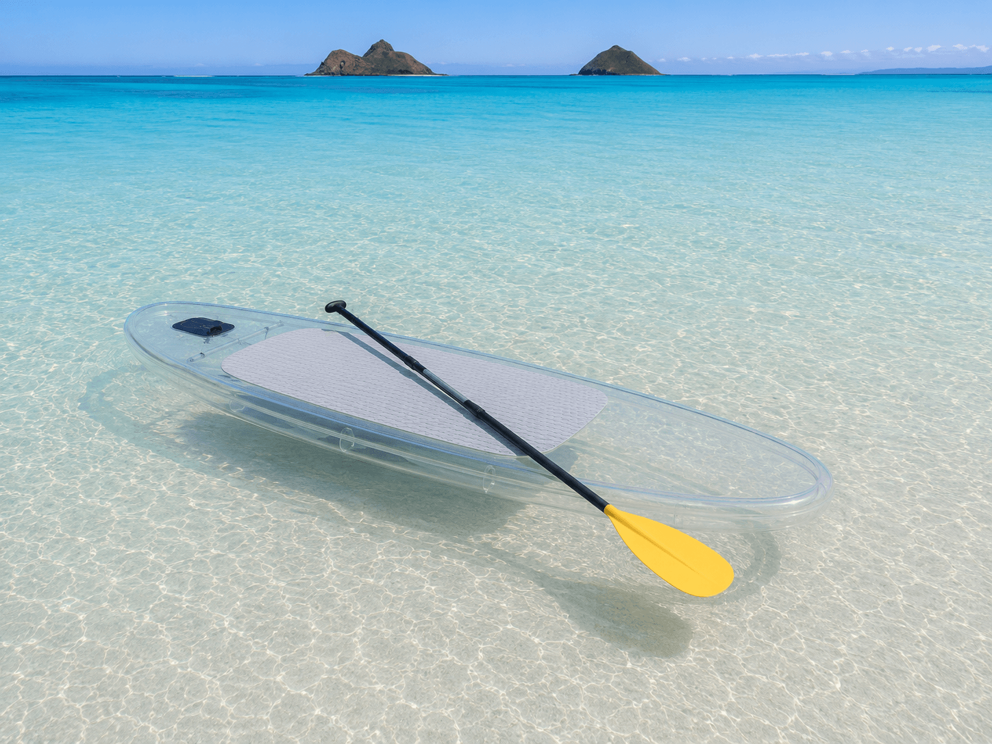 Transparent Paddle boards
